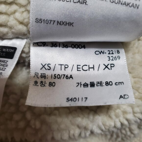 Levi's Premium Denim Trucker Jacket Sherpa Lined SzXS - shipping incl - Picture 10 of 16